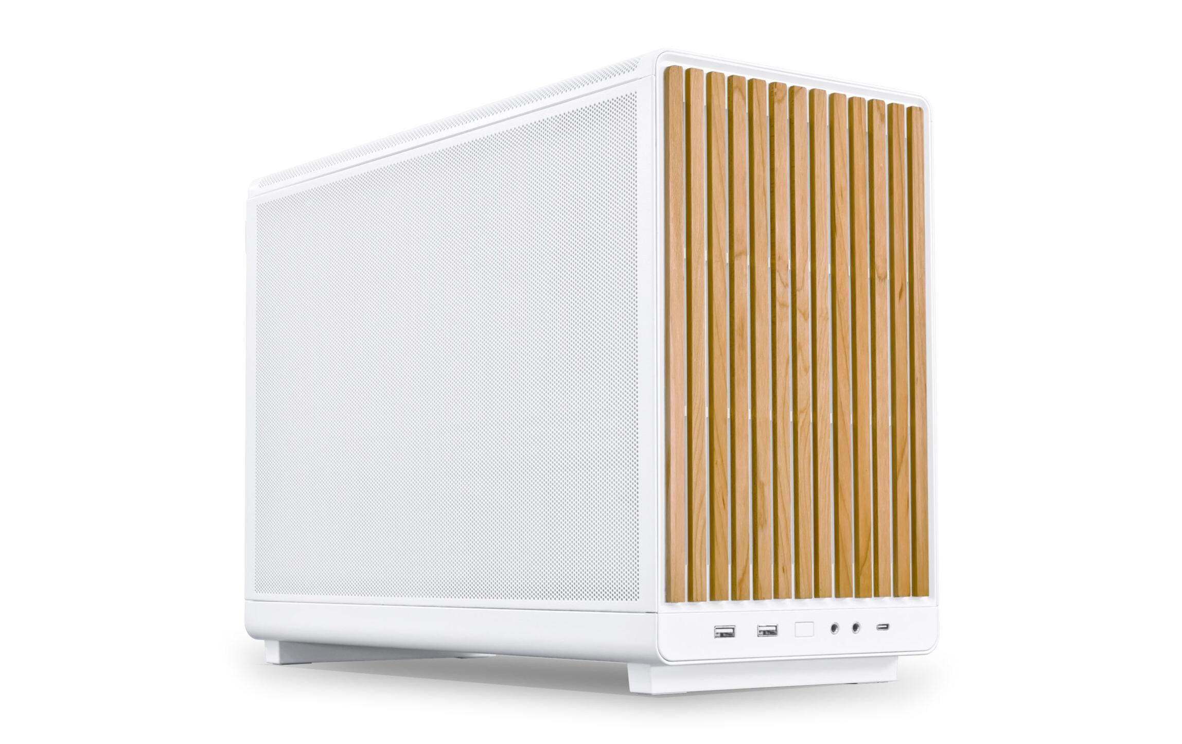 1833014 - Mediatech Lian Li DAN CASES A3-mATX Wood Edition WH Micro-ATX Gehäuse, Buche, Weiss kaufen Schweiz | Mediatech.ch