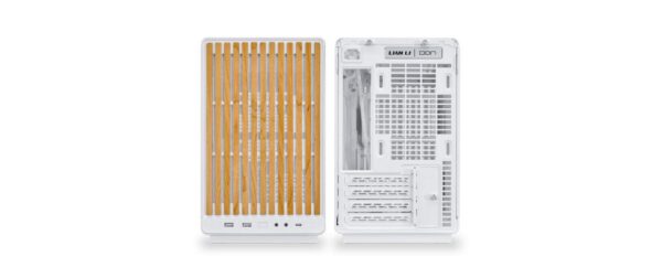 1833014_2 - Mediatech Lian Li DAN CASES A3-mATX Wood Edition WH Micro-ATX Gehäuse, Buche, Weiss