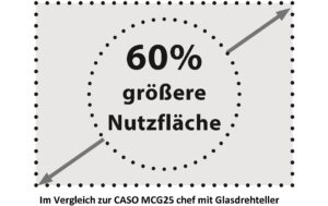 Caso Mikrowelle MCG 25 Ceramic Chef 2050W