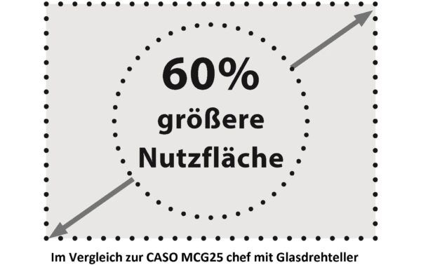 Caso Mikrowelle MCG 25 Ceramic Chef 2050W