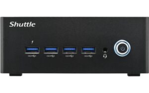 Shuttle nano Barebone NA10H7 schwarz AMD R7-8845HS, 2x DDR5 SO-DIMM