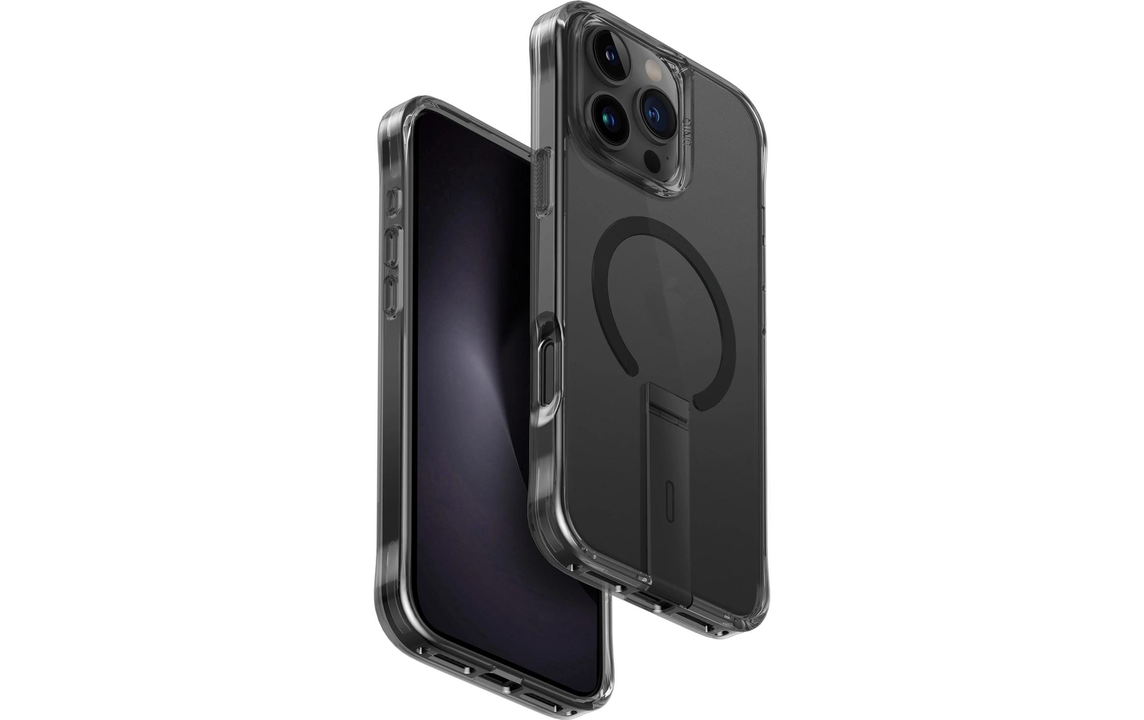 1836080_1 - Mediatech UNIQ Eleva Hybrid Iphone 16 Pro Schwarz Passend zum Apple Iphone 16 Pro