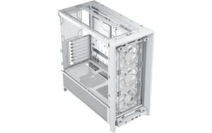 Corsair Midi Tower Frame 4000D RS Weiss 4x 3.5, 2x 2.5, 2x USB-A, 1x USB-C