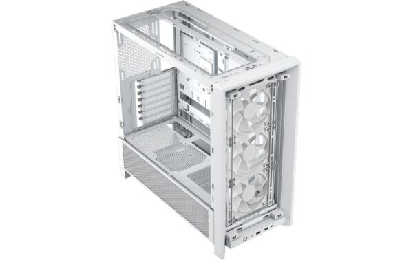 Corsair Midi Tower Frame 4000D RS Weiss 4x 3.5, 2x 2.5, 2x USB-A, 1x USB-C