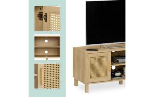 1837332_2 - Mediatech relaxdays TV Möbel Rattan Design MDF China