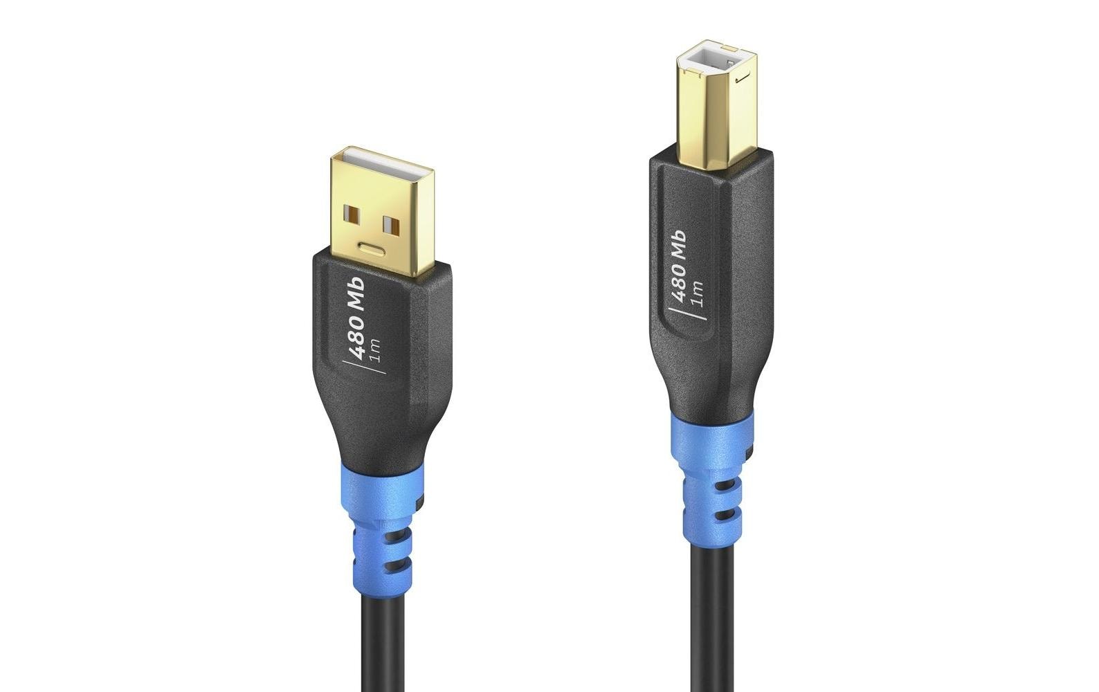 1839131_1 - Mediatech FlexInstall USB2.0 Kabel Typ A-B,1.0m,60Stk 480Mbps, 10W, 60-Pack, InstallerPack