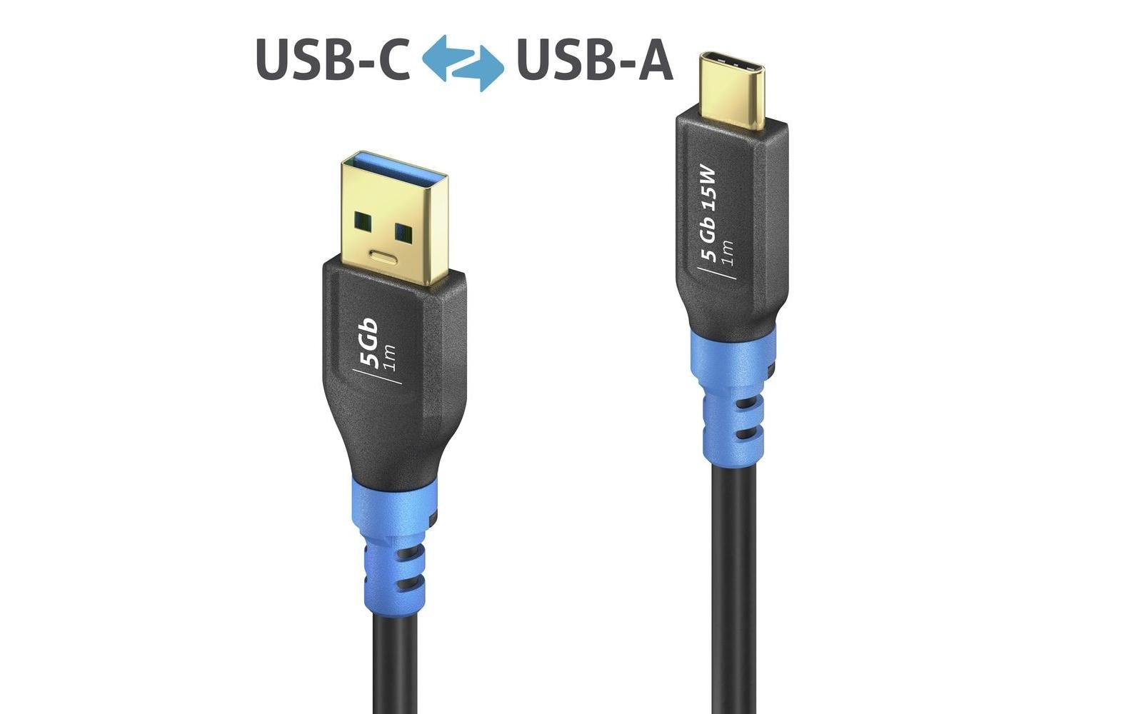 1839164_1 - Mediatech FlexInstall USB3.2 Kabel Typ C-A,1.0m,50Stk 5Gbps, 15W, USB3.2 Gen1, 50-Pack