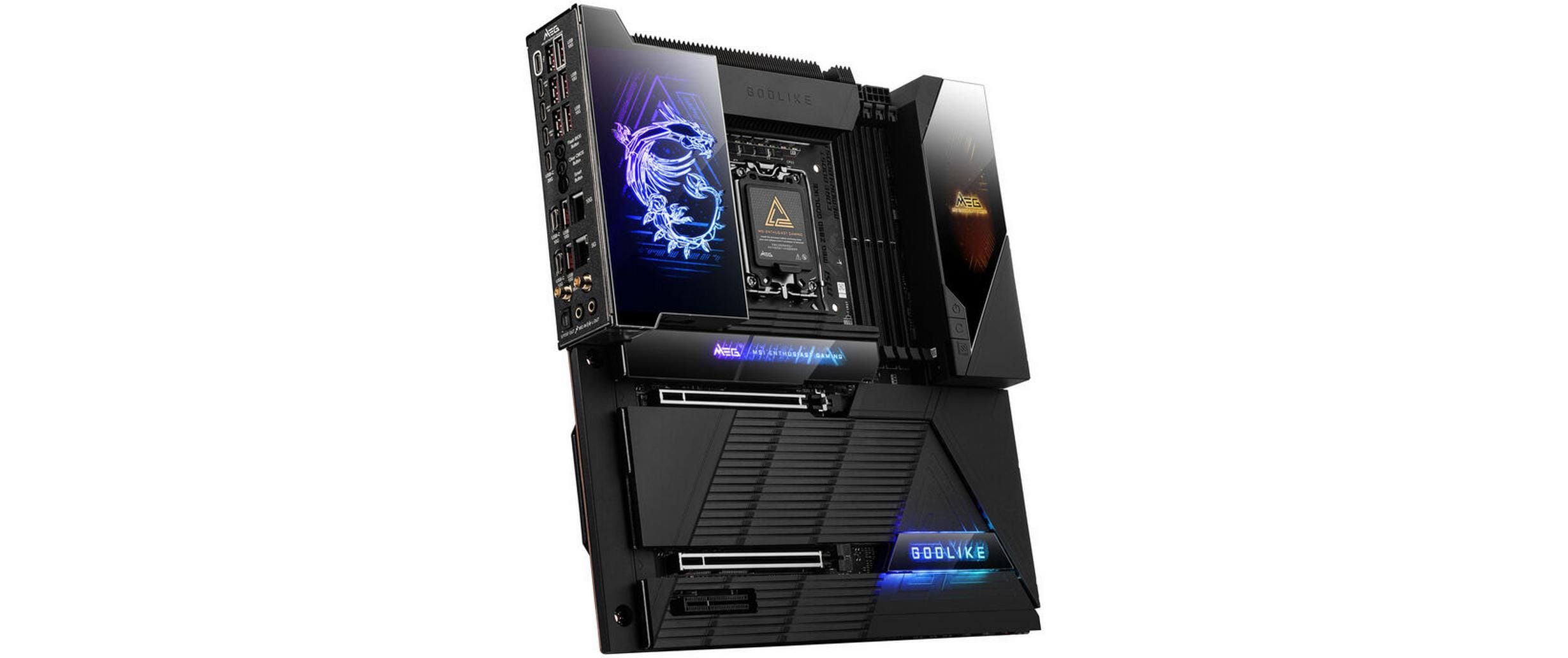 1841360 - Mediatech MSI MEG Z890 GODLIKE, LGA1851, EATX Intel Z890, 4x DDR5, PCIe 5.0, TB4 kaufen Schweiz | Mediatech.ch