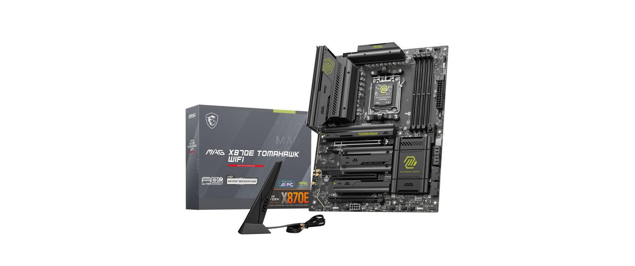 MSI MAG X870E TOMAHAWK WIFI, AM5, ATX AMD X870E, 4x DDR5, PCIe 5.0, HDMI
