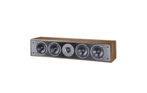 Magnat Centerlautsprecher MONITOR S14C Walnuss, 2.5-Wege, 4-fach Bass-Mittelton