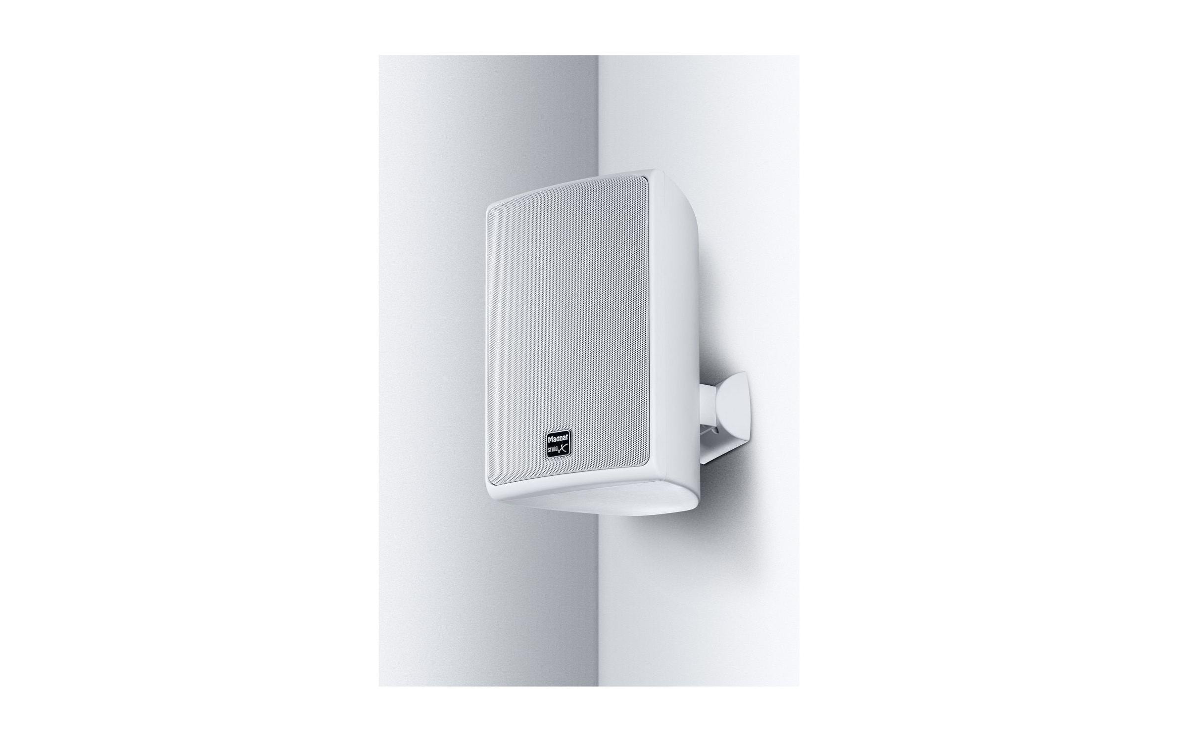 1841658_1 - Mediatech Magnat Regallautsprecher SYMBOL X 160 Weiss, 2-Wege, für Regal und Wand