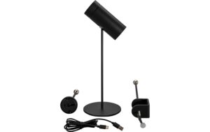 Konstsmide Multi USB-Tischleuchte Schwarz LED 2200/3000K, Dimmbar / IP54