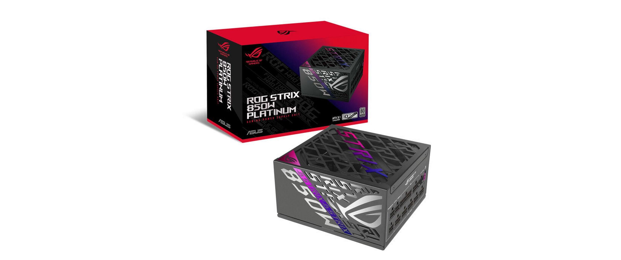 1842843 - Mediatech Asus ROG STRIX 850P GAMING 80+ Platinum, PCI-E 5.0 ready kaufen Schweiz | Mediatech.ch