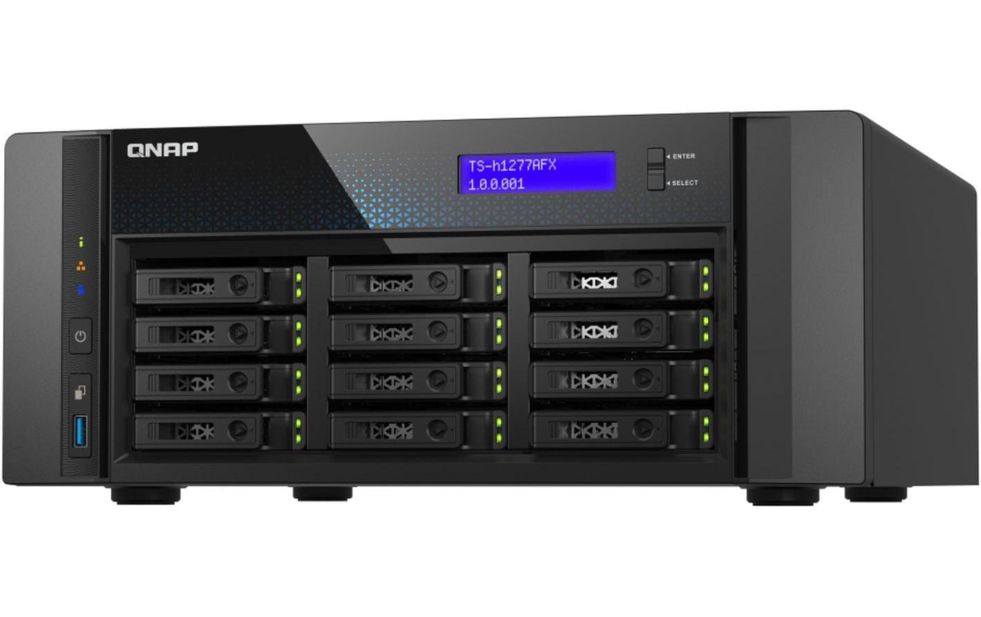 1842944 - Mediatech QNAP NAS TS-h1277AFX-R7-32G, 12-bay Tower, 500W, Ryzen 7 8-Core, 32GB kaufen Schweiz | Mediatech.ch