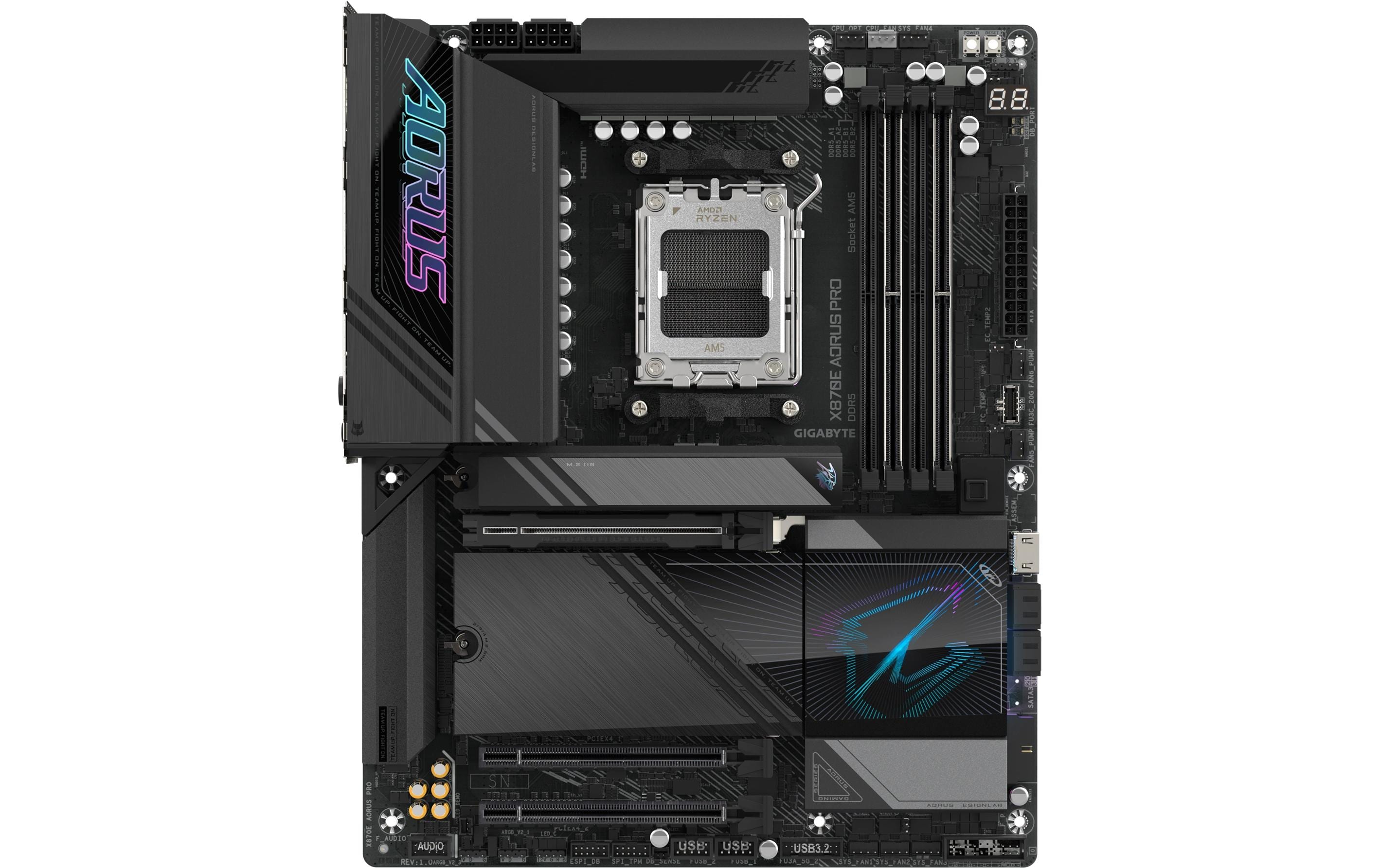 1843794_1 - Mediatech Gigabyte X870E AORUS PRO, ATX AM5, AMD X870E, 4x DDR5, WIFI 7