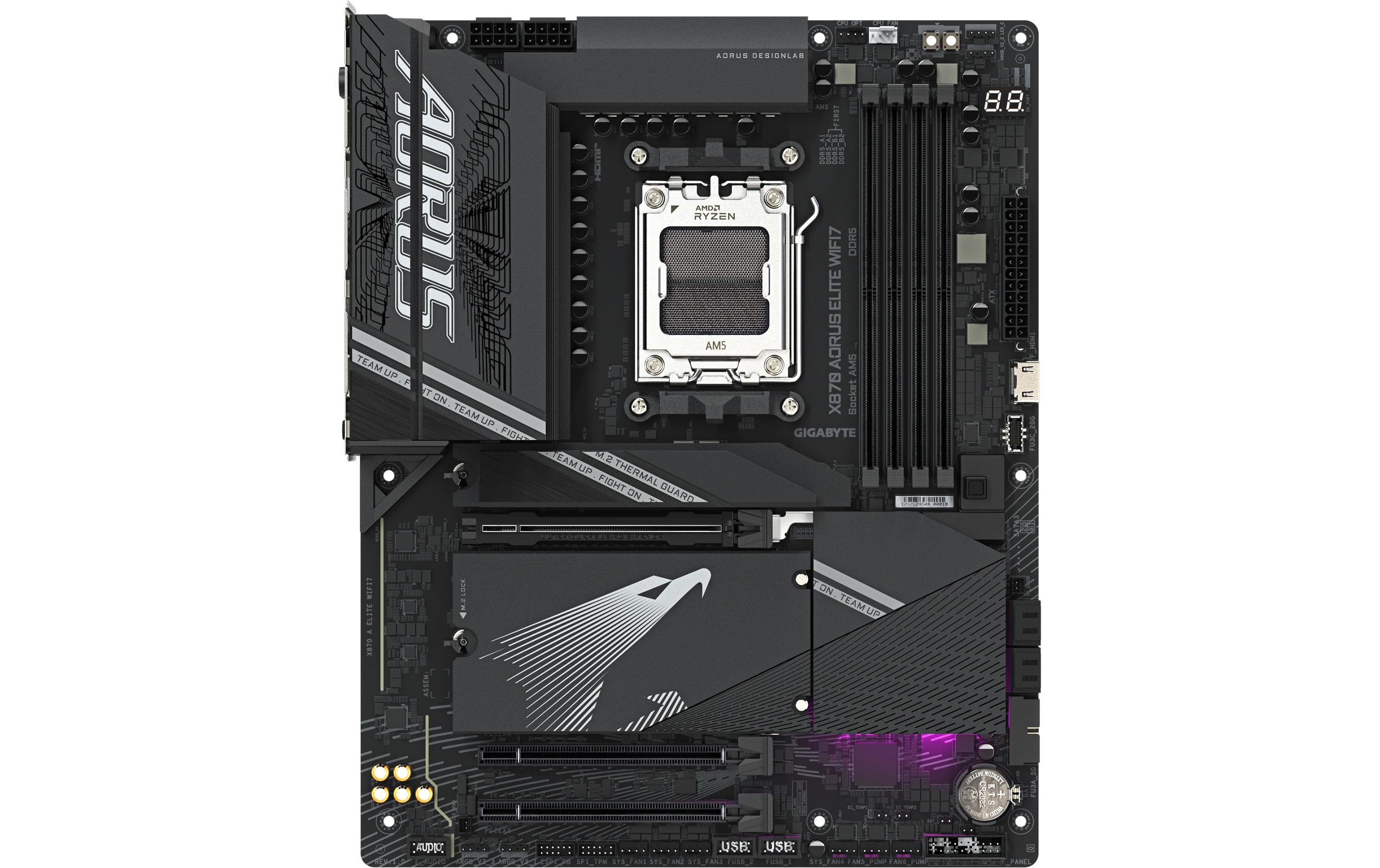 1843798_1 - Mediatech Gigabyte X870 A ELITE WIFI7, ATX AM5, AMD X870, 4x DDR5, WIFI 7