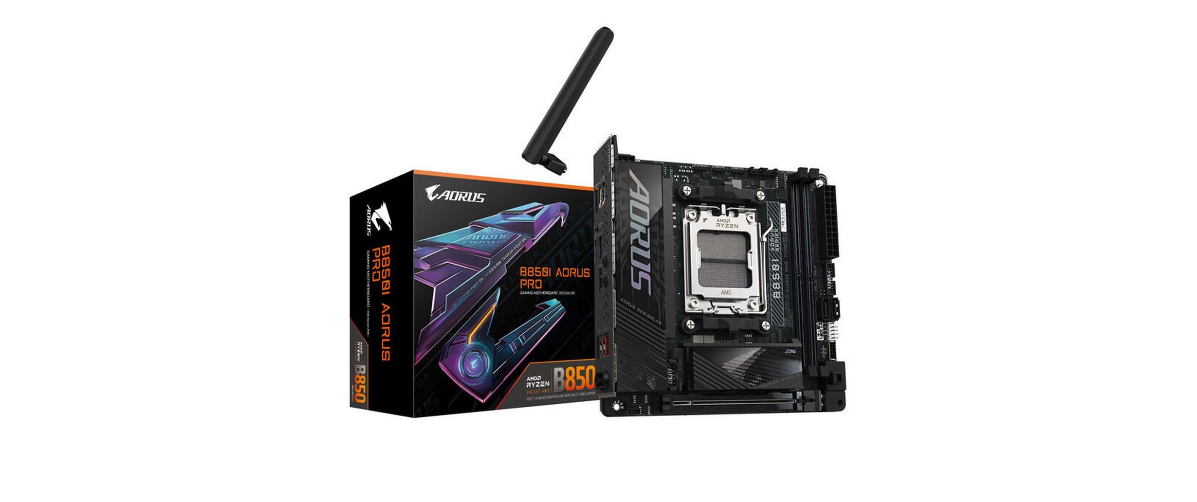 1843804 - Mediatech Gigabyte B850I AORUS PRO, mini-ATX AM5, AMD B850, 2x DDR5, WIFI 7 kaufen Schweiz | Mediatech.ch