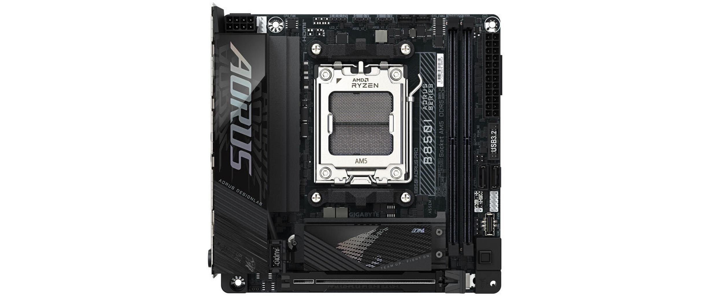 1843804_1 - Mediatech Gigabyte B850I AORUS PRO, mini-ATX AM5, AMD B850, 2x DDR5, WIFI 7