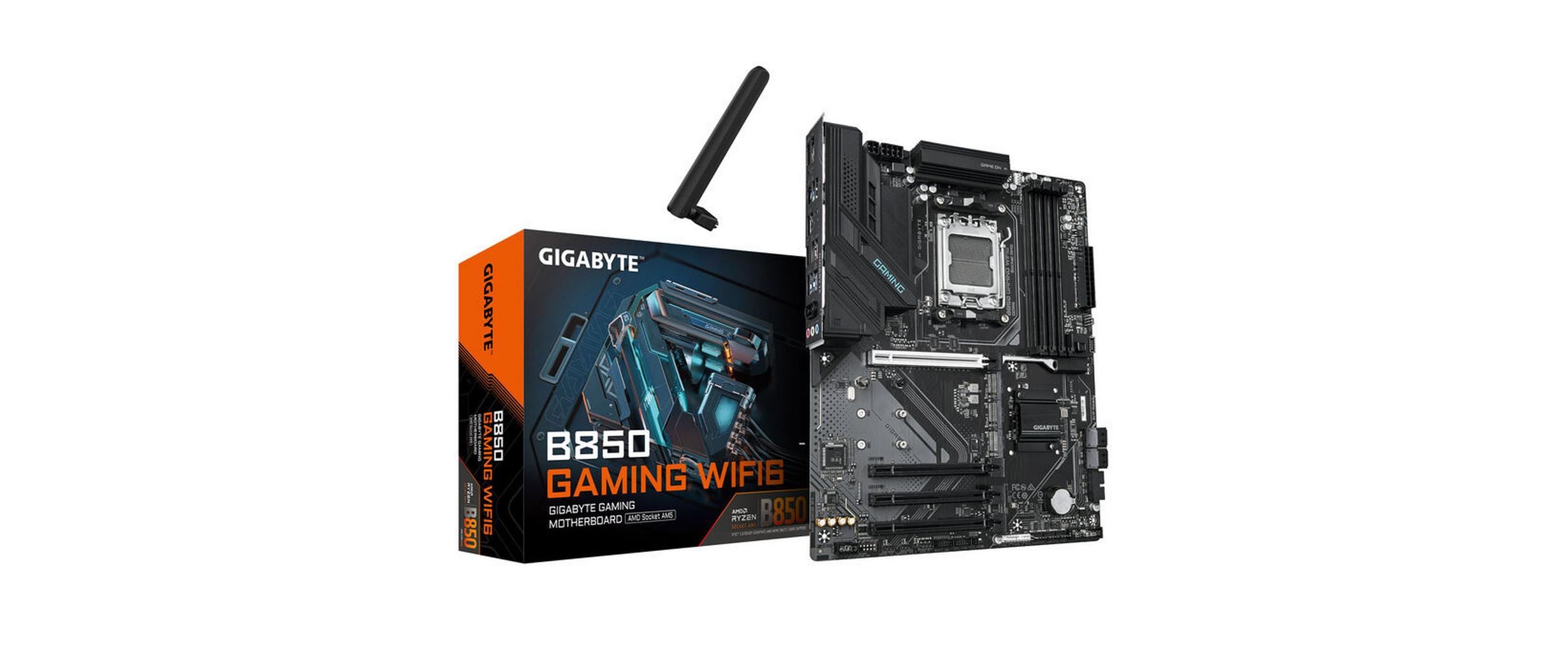 1843811 - Mediatech Gigabyte B850 GAMING WF6E, ATX AM5, AMD B850, 4x DDR5, WIFI6E kaufen Schweiz | Mediatech.ch