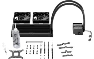 Wasserkühler be quiet! silent Loop 3 240mm kompatibel zu Intel/AMD, 2x 120mm Radiator