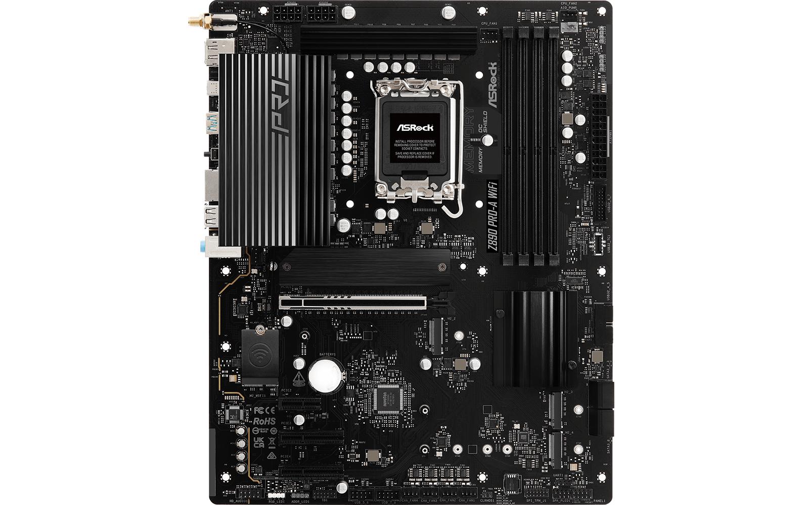 ASRock Z890 PRO-A WIFI, ATX Intel Z890, LGA1851, 4x DDR5, 1x PCI-E 5.0