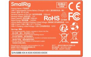 1848674_2 - Mediatech SmallRig NP-W126S USB-C Orange Camera Battery