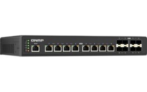1850540_1 - Mediatech QNAP QSW-IM3216-8S8T, Management Switch 16-Port 10GbE SFP+/RJ-45, rackmount design