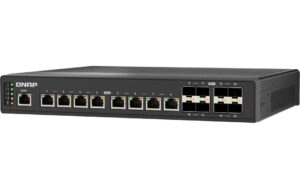 1850540_2 - Mediatech QNAP QSW-IM3216-8S8T, Management Switch 16-Port 10GbE SFP+/RJ-45, rackmount design
