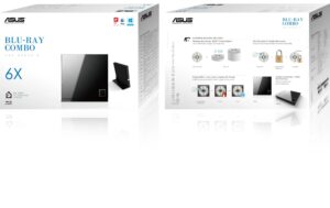 1852275_2 - Mediatech ASUS BD-Combo 6x USB Slim retail schwarz 6xBD,8xDVD±R,8xDVD+RW,6xDVD-RW,SBC-06D2X-U