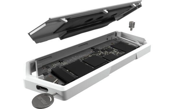 ASUS ROG STRIX ARION WH M.2 NVMe SSD Case USB 3.2 Gen 2 Type-C, M.2 PCIe NVMe SSD
