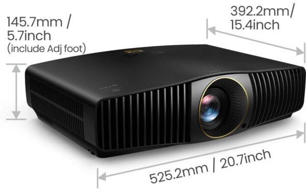 BenQ W5800, Heimkinoprojektor, 16:9 UHD, 2600 ANSI-Lumen