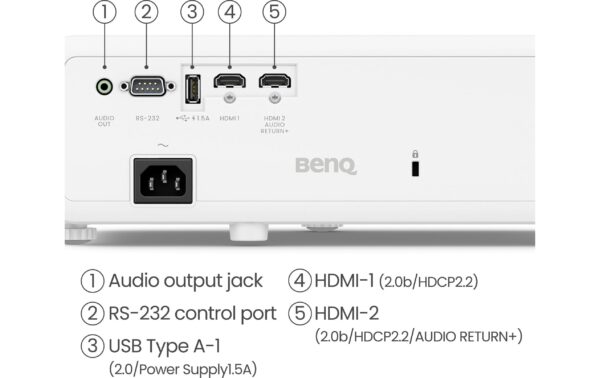 1852338_5 - Mediatech BenQ TK710, Gaming Beamer, 16:9 UHD, 3200 ANSI-Lumen