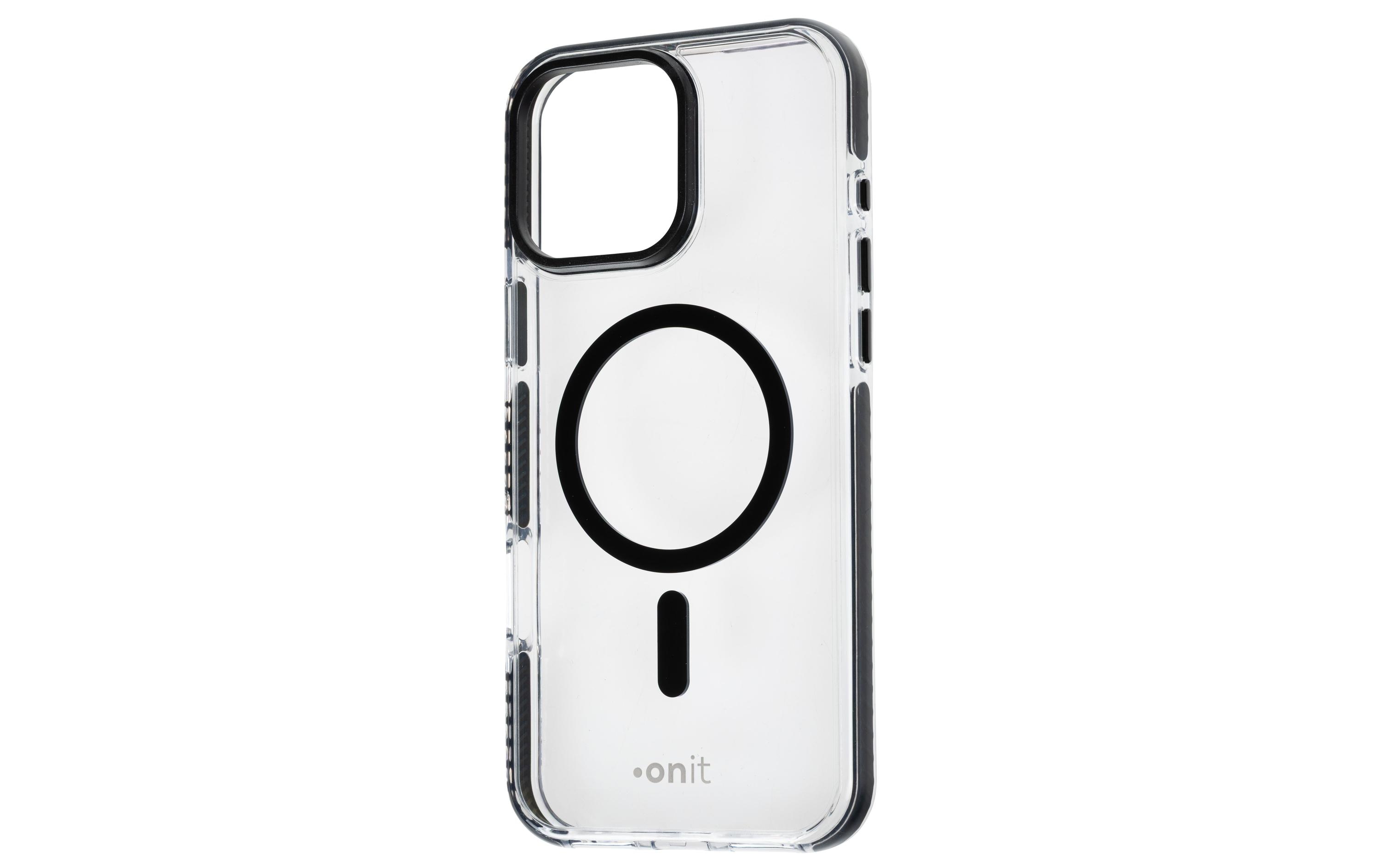 1853448 - Mediatech onit Back Cover Mill.Std. iPhone 16 pro Max transp.schw / Magsafe / Mill.Std.3m / GRS kaufen Schweiz | Mediatech.ch