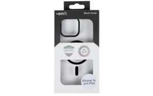 1853448_8 - Mediatech onit Back Cover Mill.Std. iPhone 16 pro Max transp.schw / Magsafe / Mill.Std.3m / GRS