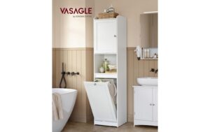 1853461_1 - Mediatech Vasagle Aufbewahrungsschrank mit Wäschekorb 40x40x170 cm (TxBxH),MDF, Polyestergewebe