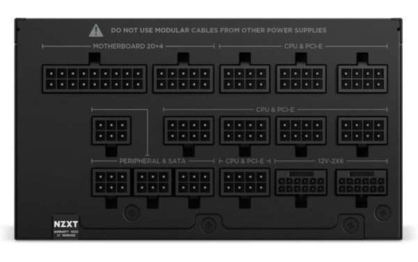 Netzteil NZXT C-Series, 1500W 80+ Plat, ATX 3.1, vollmodular