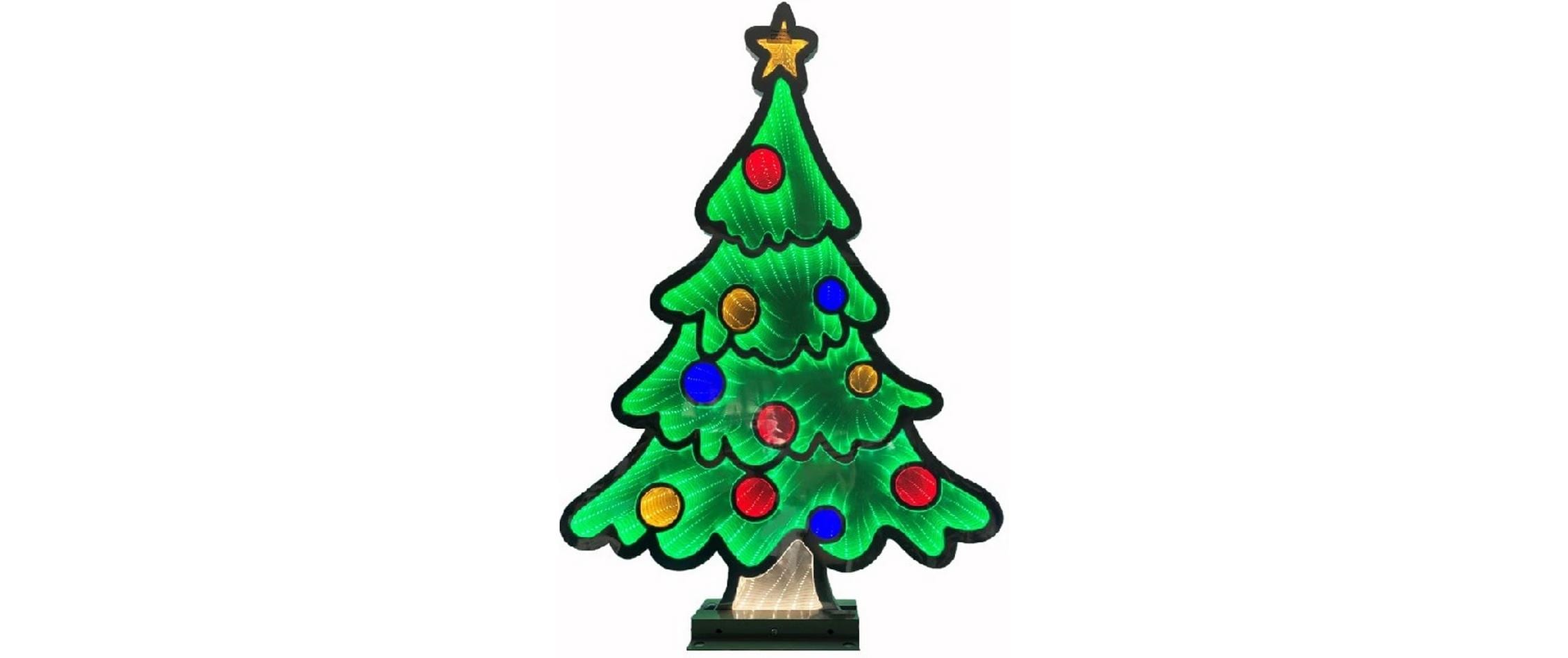 1855731 - Mediatech Dameco LED Figur Baum Infinity Effekt 60cm LED ww, inkl. Timer 6/18h, IP55 kaufen Schweiz | Mediatech.ch