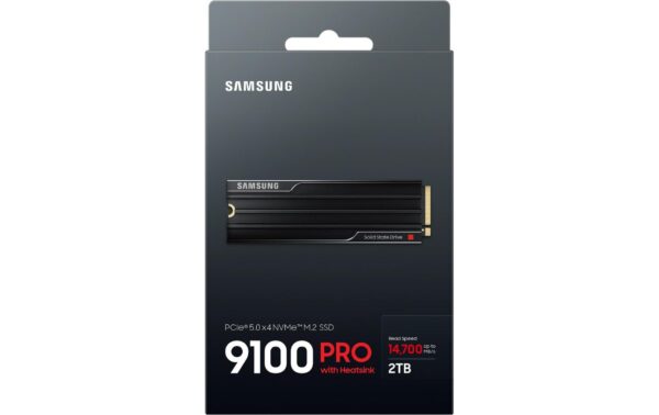 SSD Samsung 9100 PRO, 2TB, M.2 2280 TLC HT NVMe 2.0, PCIe Gen.5.0 x4, 14700/13400 MB/s