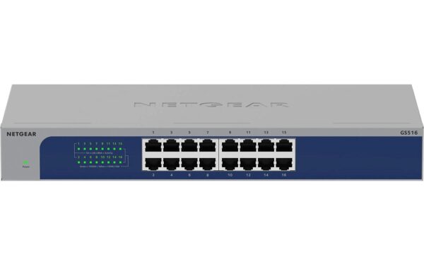 Netgear GS516: 16 Port GS516-300EUSSwitch 16-Port Gigabit Ethernet Switch
