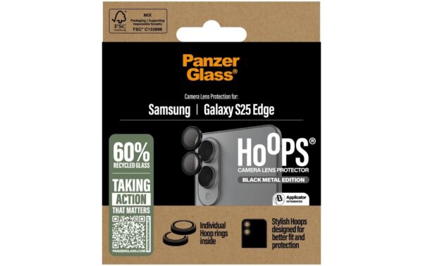 PanzerGlass Hoops, Schwarz Galaxy S25 Edge