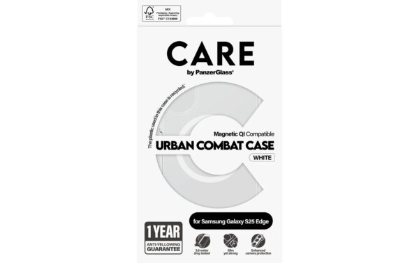 CARE by PG Flagship Transparent Weiss Samsung Galaxy S25 Edge
