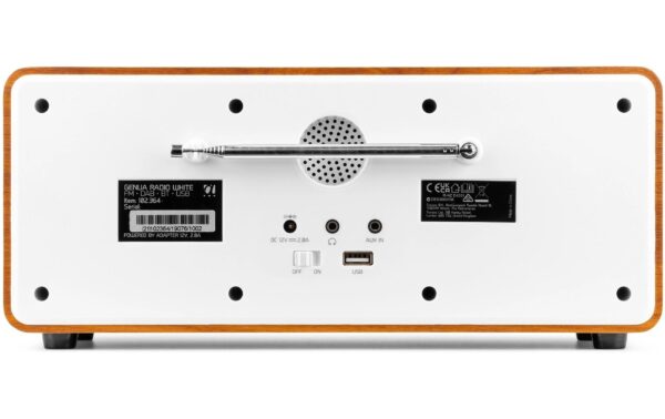 1857563_6 - Mediatech Audizio Genua WH DAB+/FM Radio mit Bluetooth, weiss