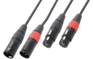 PD Connex CX60-12 XLR Kabel, 2x XLRm, 2x XLRf, 12m