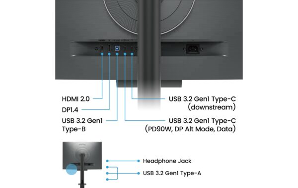 1857786_4 - Mediatech BenQ RD280UA, 28.2, 3840x2560, IPS HDMI, DP, 1x USB C, 4x USB, 3:2