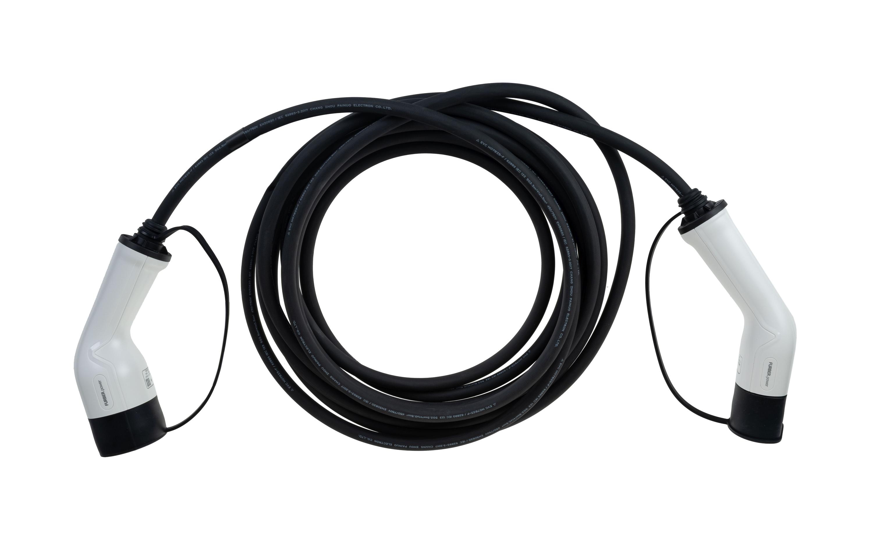 1858945 - Mediatech F.power Typ 2 Ladekabel THOR 11kW 8m gerade