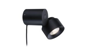 Paulmann LED Tischleuchte 3-Step-Dim Puric Pane 2700K 300lm 3W Schwarz