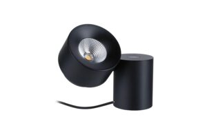 Paulmann LED Tischleuchte 3-Step-Dim Puric Pane 2700K 300lm 3W Schwarz