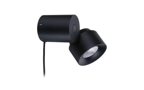 Paulmann LED Tischleuchte 3-Step-Dim Puric Pane 2700K 300lm 3W Schwarz