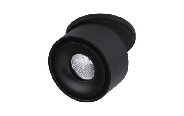 Paulmann LED Einbau Spircle rund 78mm 8W 550lm 230V 3000K Schwarz matt