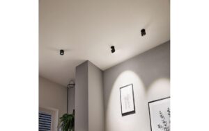 Paulmann LED Einbau Spircle rund 78mm 8W 550lm 230V 3000K Schwarz matt